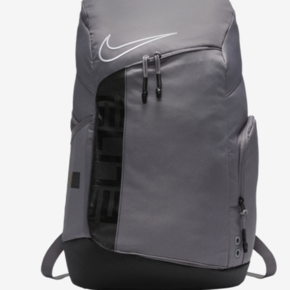Nike Elite Pro Basketball Backpack Gray/Black